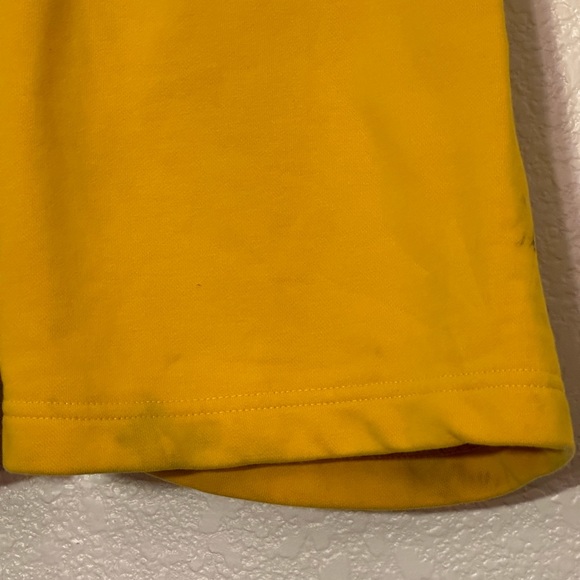 KAPPA Shorts Sweatsuit Knit size Large Bright Yellow Elastic Waist Drawstring - Picture 13 of 14